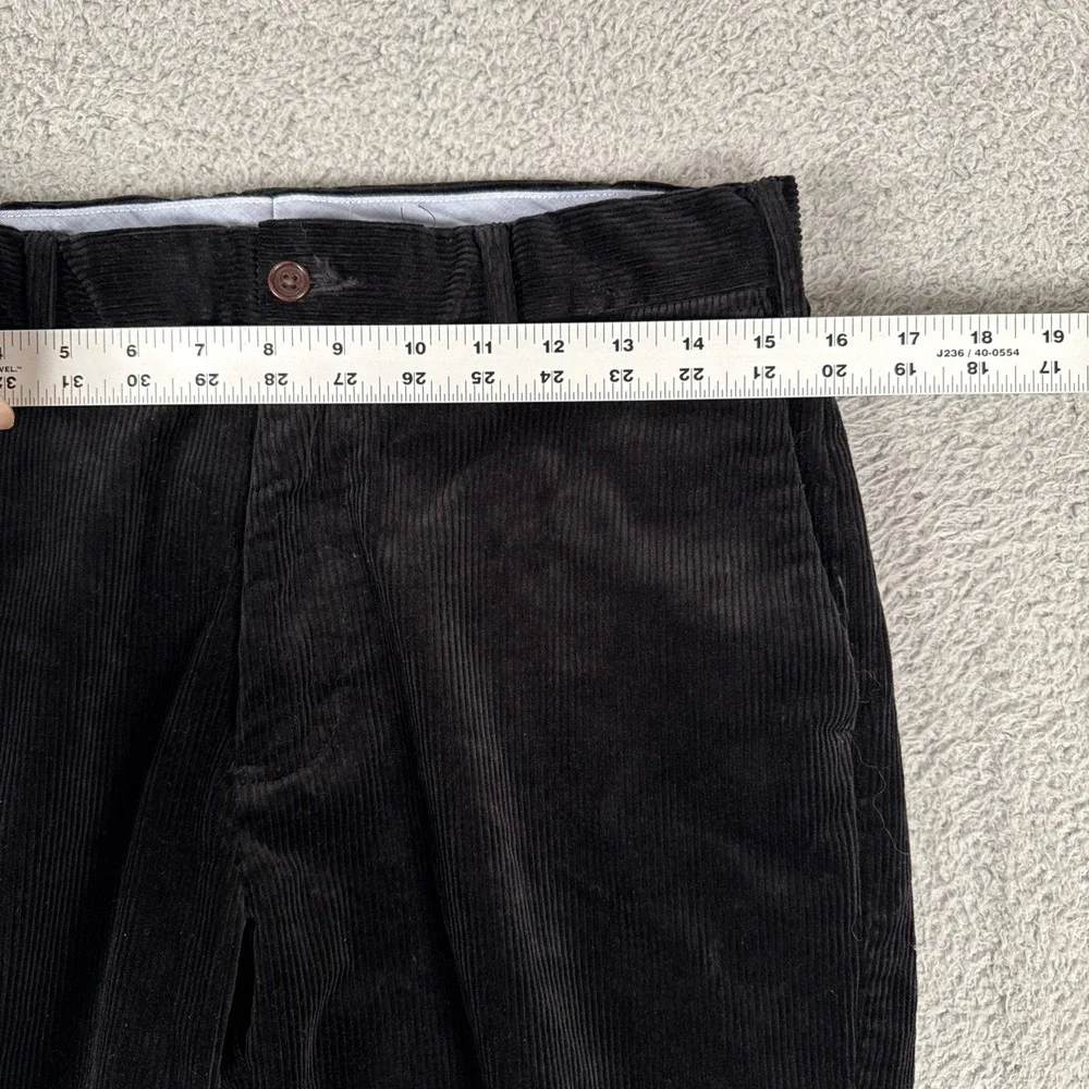 Polo Ralph Lauren Corduroy Pants Mens 32x32 (30x30) Black Pinwale Classic Fit